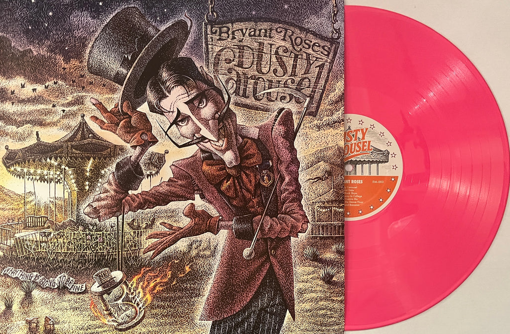 LIMITED EDITION: Dusty Carousel: Blink-Pink Vinyl Record: The blink-182 Country Cover Album