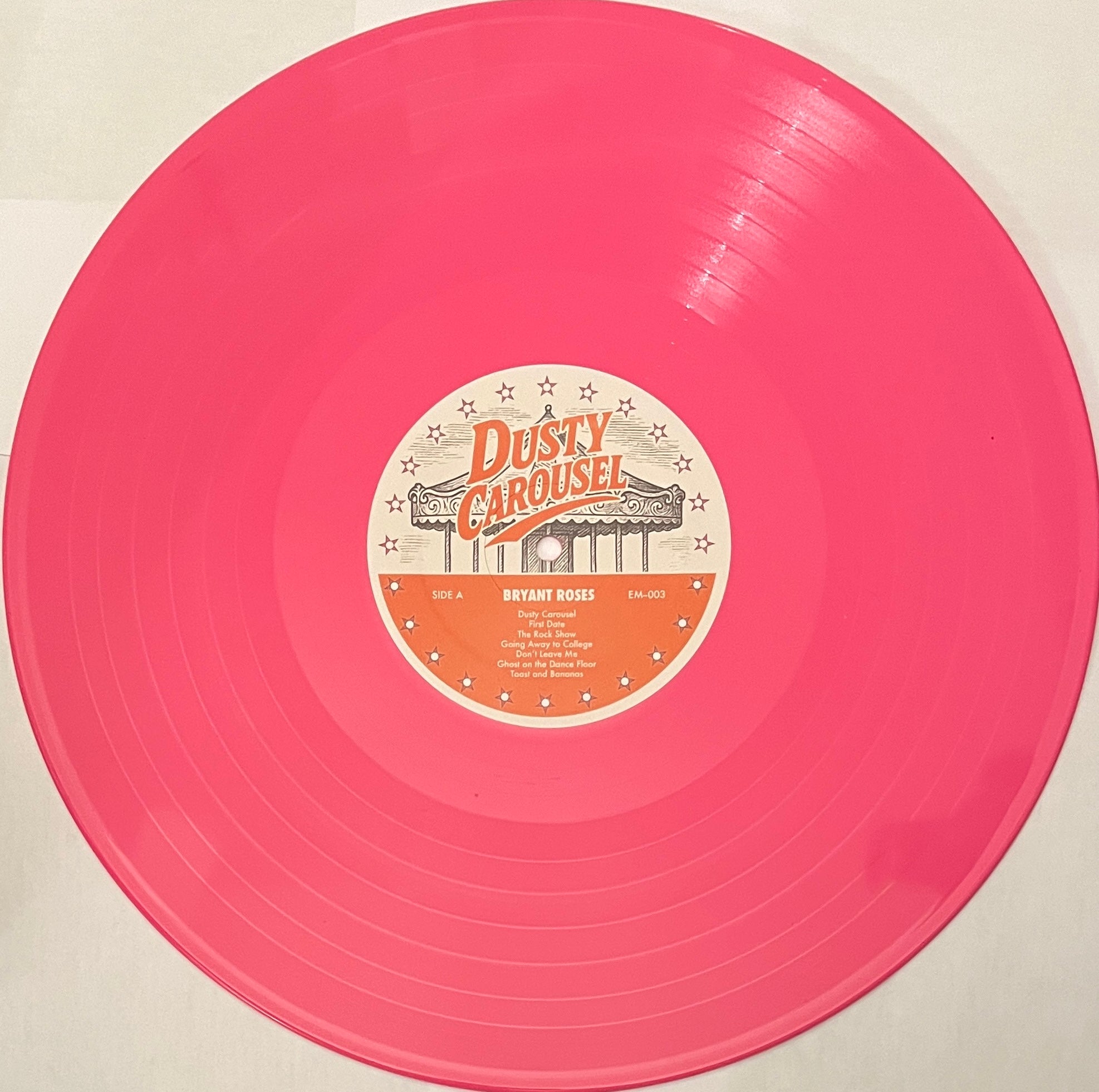 LIMITED EDITION: Dusty Carousel: Blink-Pink Vinyl Record: The