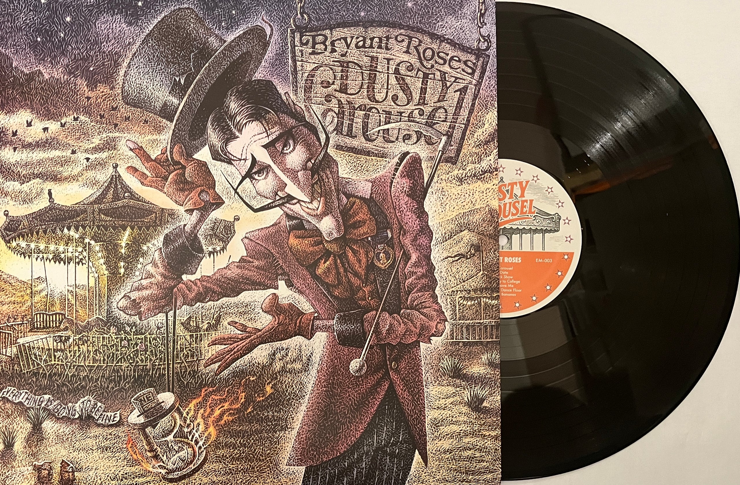 Dusty Carousel: Black Vinyl Record: The blink-182 Country Cover Album