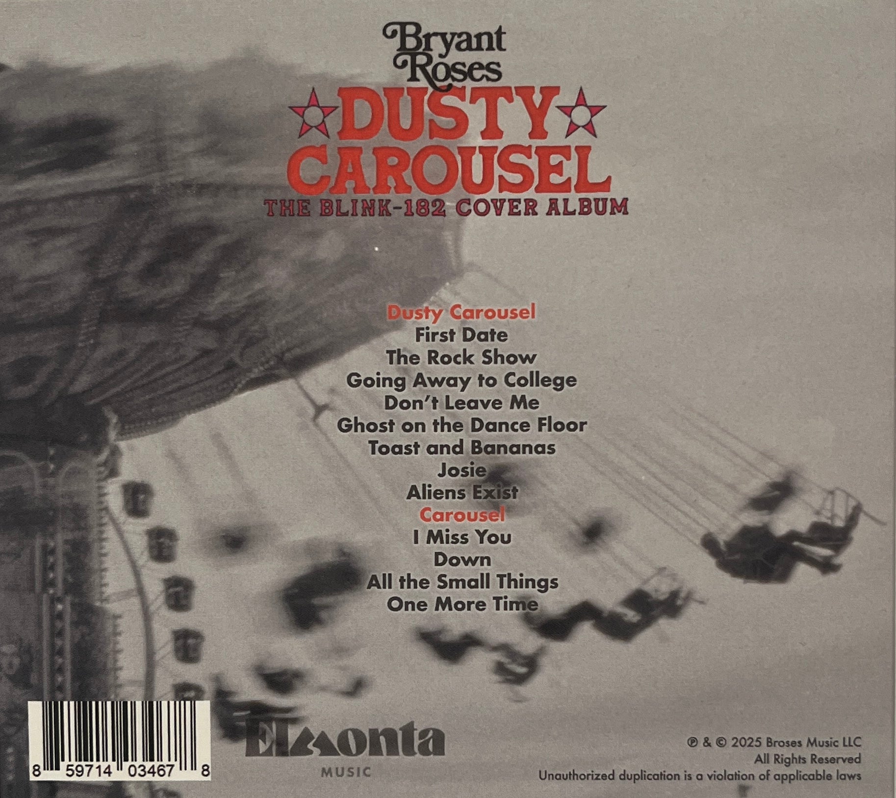 Dusty Carousel: CD: The blink-182 Country Cover Album