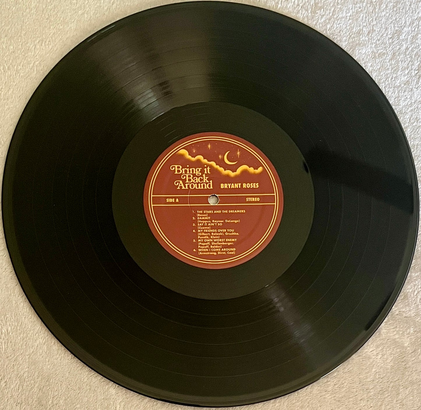 Bring it Back Around: Black Vinyl Record