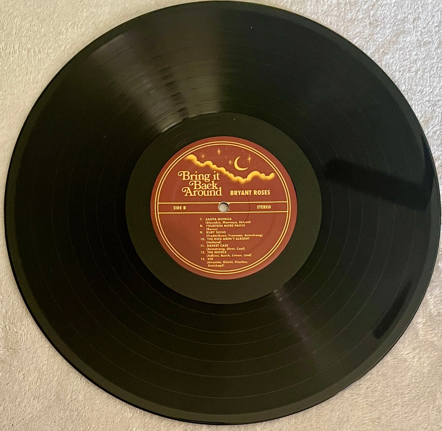 Bring it Back Around: Black Vinyl Record